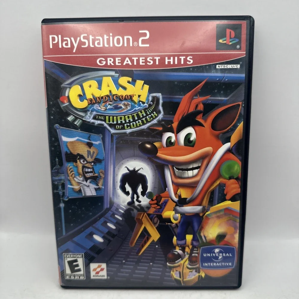 Crash Bandicoot The Wrath Of Cortex Playstation 2 PS2 CIB Complete Manual RegCar